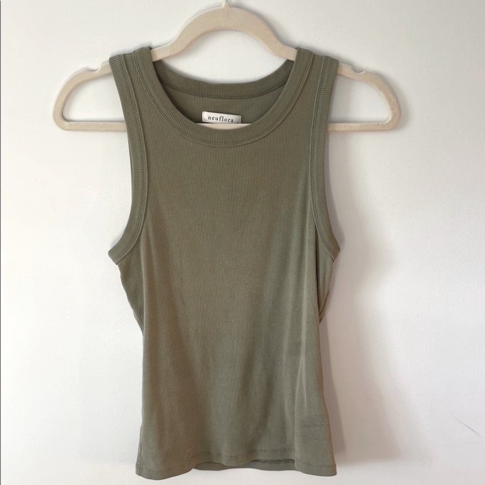 Neuflora Olive Green Women's Tank Top